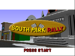South Park Rally (Europe) Title Screen